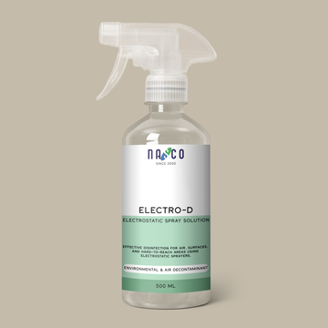 Nasco Electro-D Electrostatic Spray Solution – Environmental & Air Decontaminant | 500Ml