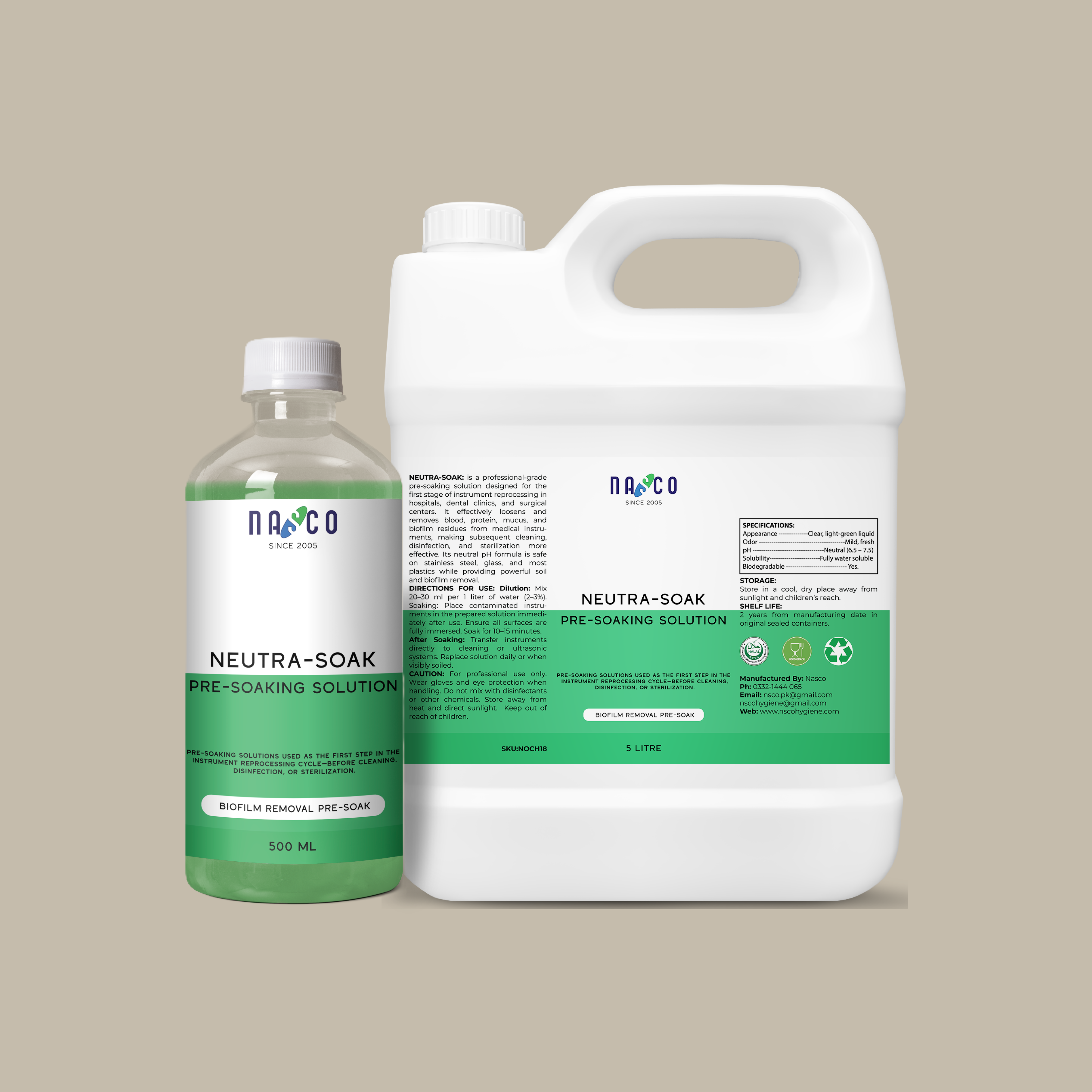 par 3 herbicide mixing instructions Nasco Neutra-Soak Pre-Soaking Solution for Medical Instruments