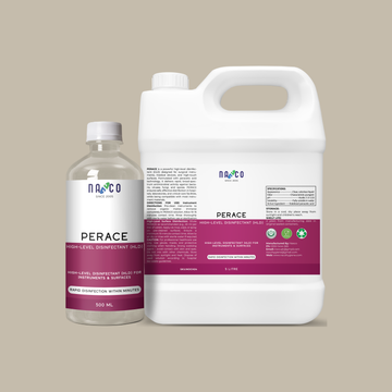 Nasco PERACE High-Level Disinfectant (HLD) for Instruments & Surfaces | 500Ml-5Litre