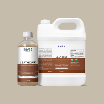 Nasco LEATHIQUE – Leather Cleaner & Conditioner | 1Litre-30Litre