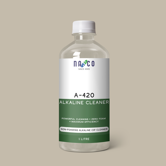 Nasco A-420 Alkaline Cleaner - Non-Foaming Alkaline CIP Cleaner | 1Litre-20Litre