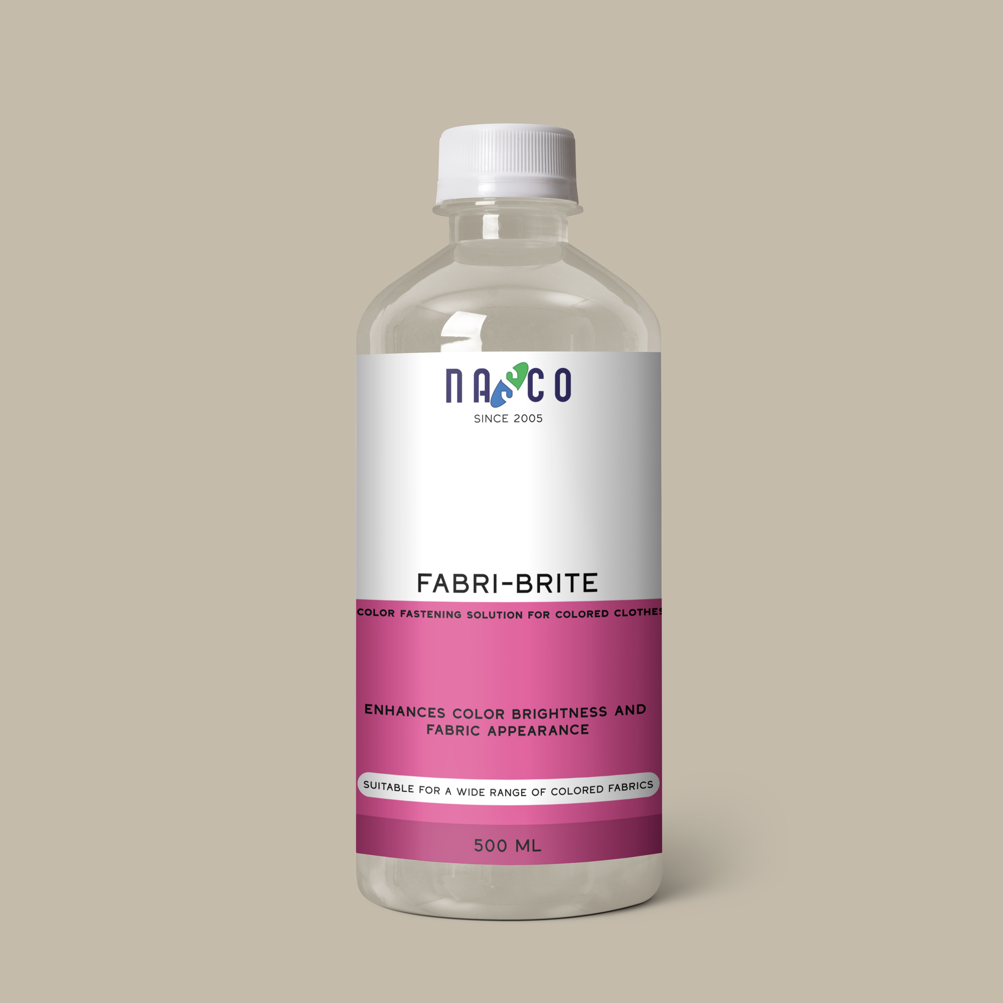 Nasco Fabri-Bright Color Fastening Solution for Colored Clothes | 500 ML